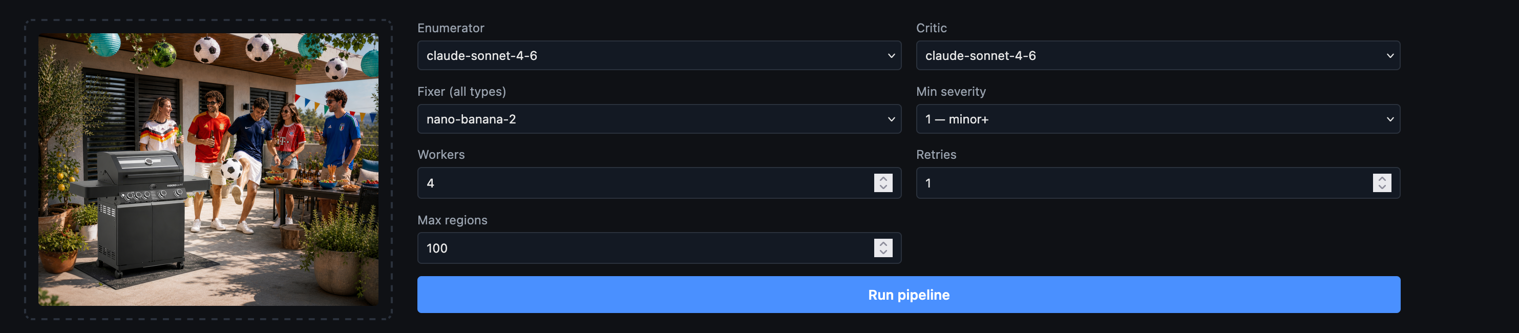 Retoucher UI